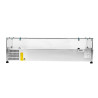 Saladette Šaldytuvas su Stiklu - 8 x GN 1/3 - Dynasteel
