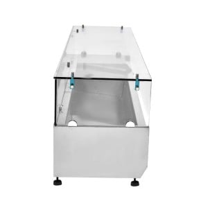Refrigerated Countertop Display Saladette - 8 x GN 1/3 - Dynasteel