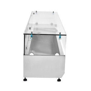 Saladette Šaldytuvas su Stiklu - 8 x GN 1/3 - Dynasteel