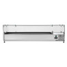 Saladette Šaldytuvas su Stiklu - 8 x GN 1/3 - Dynasteel