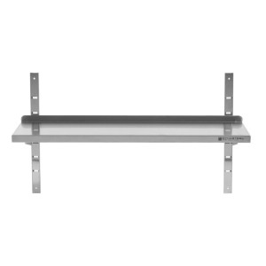 Nerūdijančio plieno sieninė lentyna - L 1500 x P 300 mm - Dynasteel