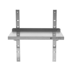 Nerūdijančio plieno sieninė lentyna - L 800 x P 400 mm - Dynasteel