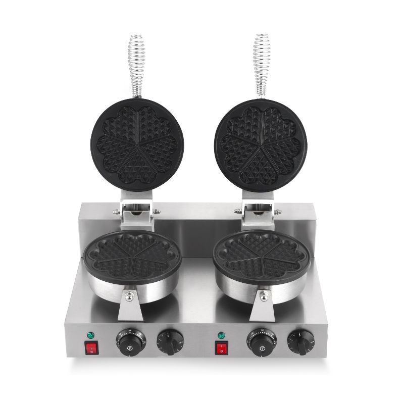 Gaufrier Électrique Double - Coeur - Dynasteel Gaufrier Électrique Double - Coeur - Dynasteel
