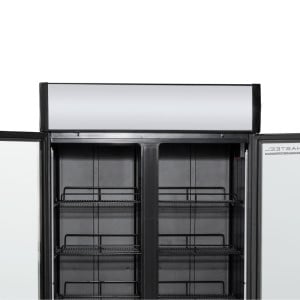 Vitrine gėrimams 736 L 2 stiklinės durys 2-8 °C R290