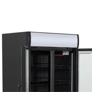 Vitrine gėrimams 736 L 2 stiklinės durys 2-8 °C R290