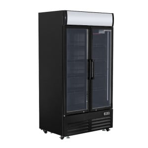 Vitrine gėrimams 736 L 2 stiklinės durys 2-8 °C R290