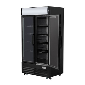 Vitrine gėrimams 736 L 2 stiklinės durys 2-8 °C R290