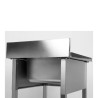 Plienas 1 Bakas su Atlošu ir Lentyna - L 600 x P 700 mm - Dynasteel
