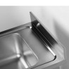 Plienas 1 Bakas su Atlošu ir Lentyna - L 600 x P 700 mm - Dynasteel