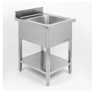 Plienas 1 Bakas su Atlošu ir Lentyna - L 600 x P 700 mm - Dynasteel