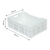 Caisse Pleine 40 L - 600 x 400 - Balta - Gilac