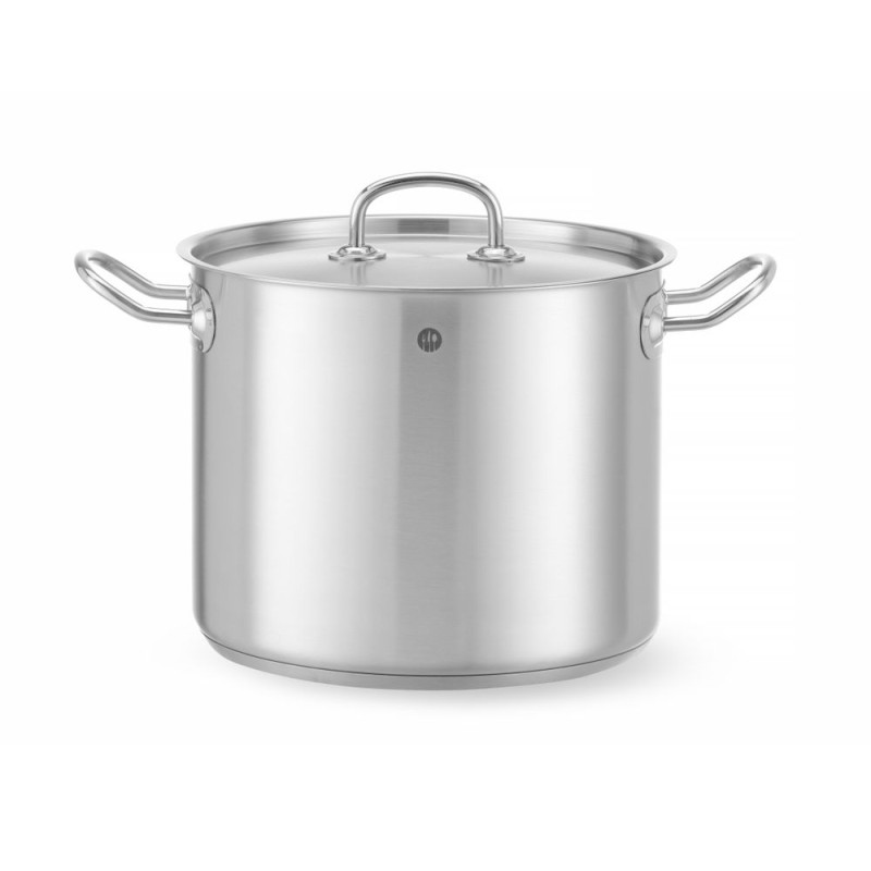 High Pot with Lid Kitchen Line 24 cm - Brand HENDI - Fourniresto High Pot with Lid Kitchen Line 24 cm - Brand HENDI - Fourniresto
