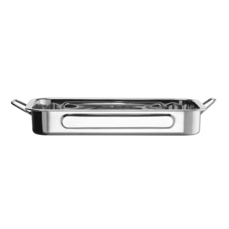 Stainless Steel Baking Dish - 31 x 24 x 5 cm - Brand HENDI - Fourniresto