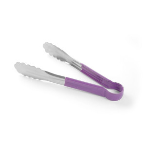 HACCP violetinis aptarnavimo žnyplės - ilgis 300 mm