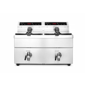 Indukcinis keptuvė su išleidimo čiauru - 2 x 8 L
