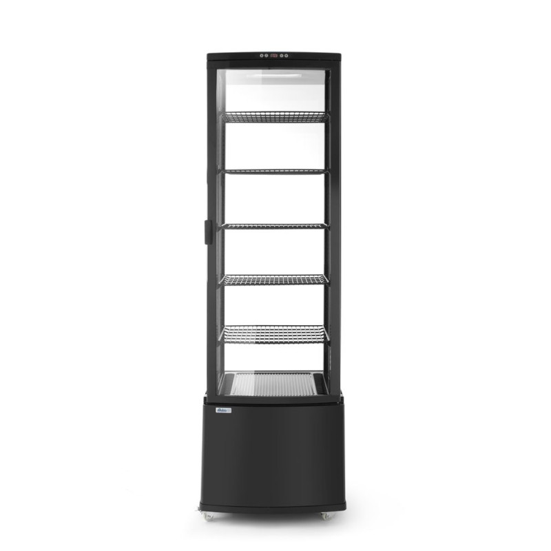 Vitrine Réfrigérée à Gateaux Noire - 280 L Vitrine Réfrigérée à Gateaux Noire - 280 L