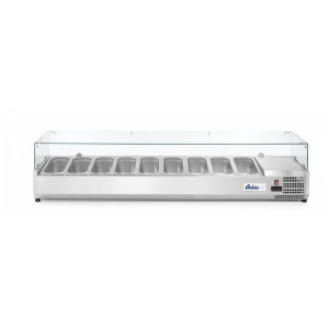 Šaldytuvas vitrina - 9 x GN 1/3