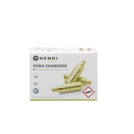 CO₂ kapsulės Soda sifonui - 10 vnt. paketas