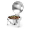 Chafing dish apvalus satino apdaila - Prekės ženklas HENDI - Fourniresto