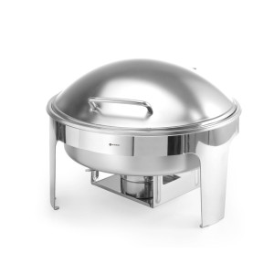 Chafing dish apvalus satino apdaila - Prekės ženklas HENDI - Fourniresto