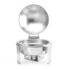Chafing dish apvalus satino apdaila - Prekės ženklas HENDI - Fourniresto