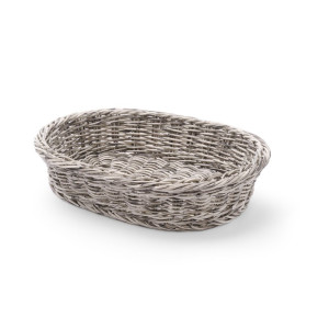 Duonos dėžutė ovali pilka - 320 x 230 mm