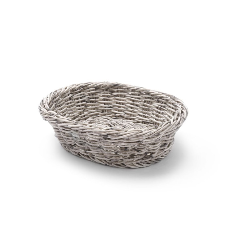 Duonos dėžutė ovalo formos - pilka - 250 x 190 mm Duonos dėžutė ovalo formos - pilka - 250 x 190 mm