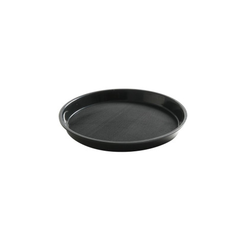 Aukštas apvalus polipropileno stalviršis - juodas - 320 mm skersmens