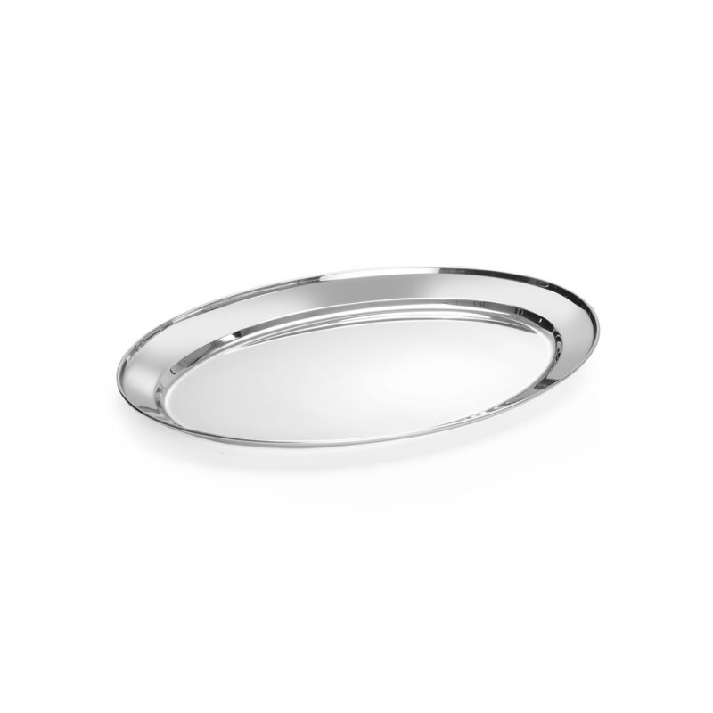 Plat Ovale en Inox - 450 x 290 mm - Marque HENDI - Fourniresto Plat Ovale en Inox - 450 x 290 mm - Marque HENDI - Fourniresto