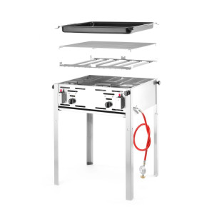 Profesionalus dujų grilio šašlyklinis Grill-Master Maxi - HENDI prekės ženklas - Fourniresto