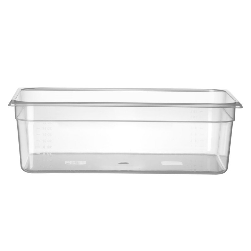 Gastronorminis polipropileno GN 1/1 konteineris - 21 L - P 150 mm Gastronorminis polipropileno GN 1/1 konteineris - 21 L - P 150 mm