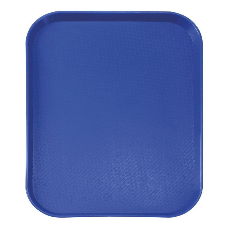 Plateau Rectangulaire Fast Food - Petit Modèle 265 x 345 mm - Bleu Plateau Rectangulaire Fast Food - Petit Modèle 265 x 345 mm - Bleu