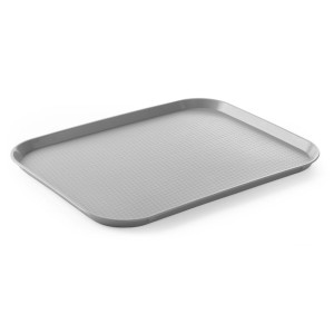 Stalo plokščia FastFood - Didelis modelis 450 x 350 mm - Pilka