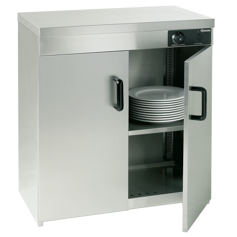 Warming cupboard heats up to 120 plates Warming cupboard heats up to 120 plates