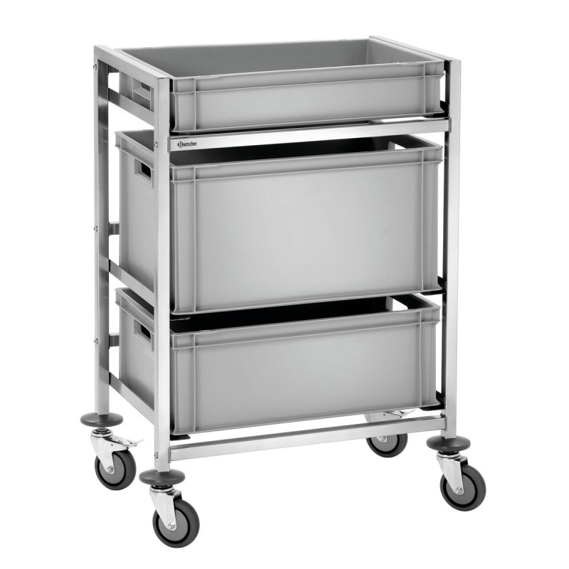 Storage trolley for Euro containers Storage trolley for Euro containers