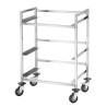 Storage trolley for Euro containers