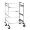 Storage trolley for Euro containers