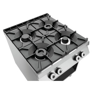 4-burner stove series 900 - Open Base from the brand Bartscher