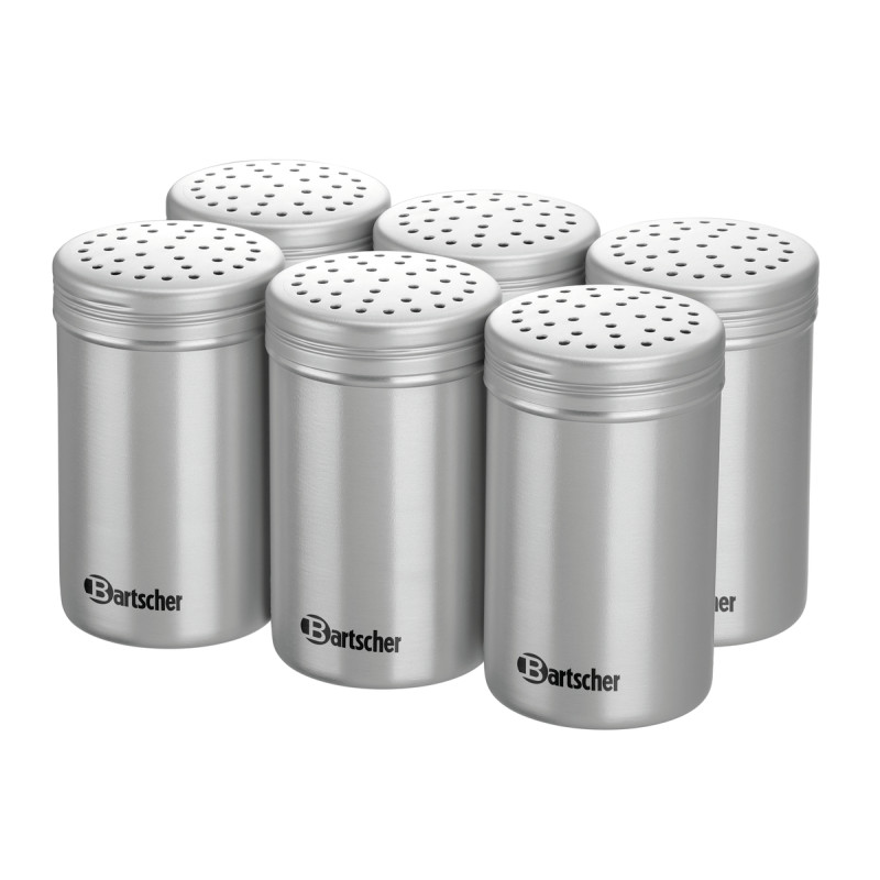 Lot de 6 Salières en Aluminium - 11 cm - Bartscher Lot de 6 Salières en Aluminium - 11 cm - Bartscher