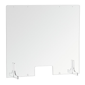 Apsauginis skydas stalams ir stalviršiams - 1000 x 900 - Bartscher