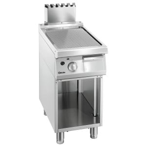 Ribbed Griddle Plate Width 400 mm - Gas