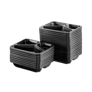 Trigubos dėžutės iš PP medžiagos pusiau automatinei sandarikliui - 50 vnt. paketas