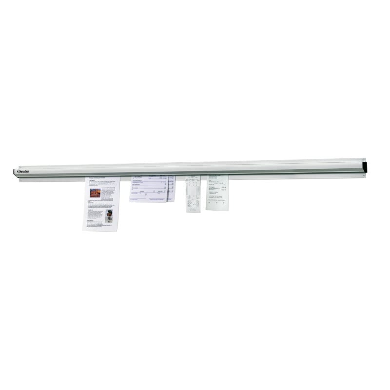 Pince Porte-Fiches Murale Aluminium - 910 mm - Bartscher Pince Porte-Fiches Murale Aluminium - 910 mm - Bartscher