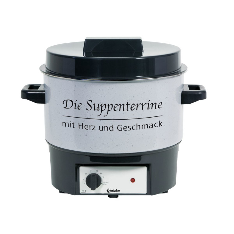 Soupière Party 16L Bartscher: Galia 1800W, maksimali temperatūra 90°C Soupière Party 16L Bartscher: Galia 1800W, maksimali temperatūra 90°C