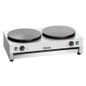 Crêpière électrique professionnelle Bartscher 2CP400 - Nerūdijantis plienas - 6 kW