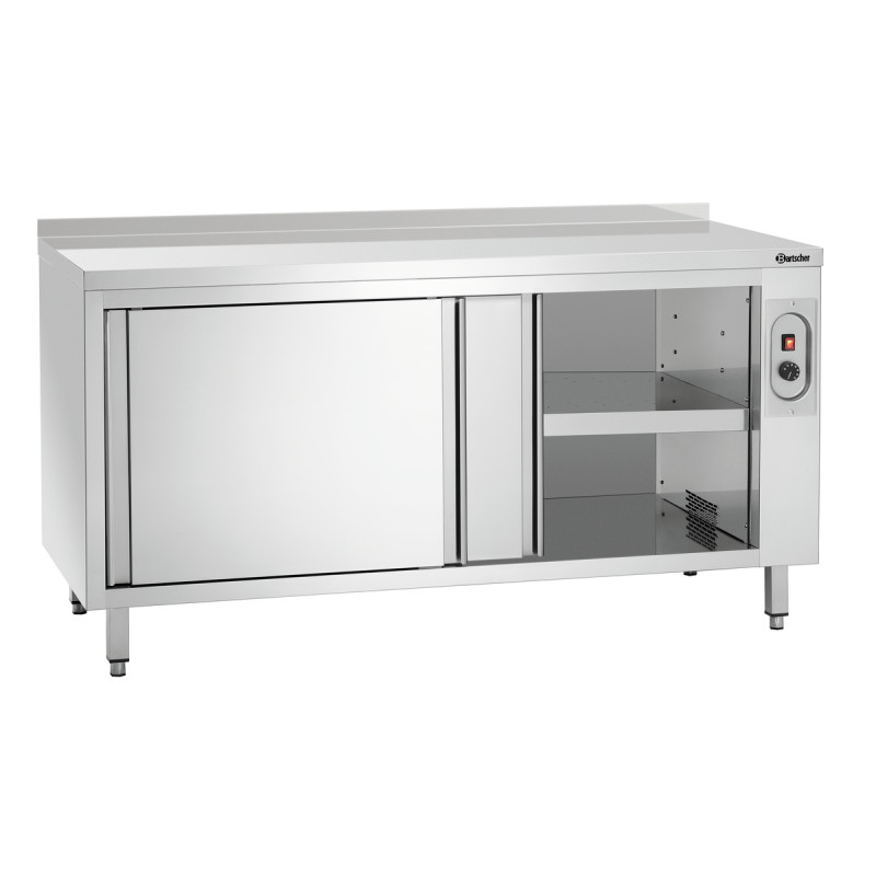 Armoire chauffante professionnelle Bartscher 700 - Meuble bas inox 1600mm Armoire chauffante professionnelle Bartscher 700 - Meuble bas inox 1600mm