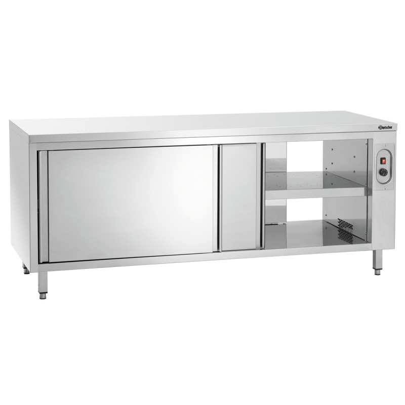 Armoire chauffante professionnelle en acier inoxydable - 2000W 4T Armoire chauffante professionnelle en acier inoxydable - 2000W 4T