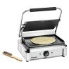 Grill kontaktinis Panini 1G Bartscher - Lygios plokštės skaniems užkandžiams