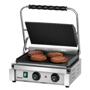 Grill contact Panini-T Bartscher : Aukštos kokybės kontaktinis grilis paniniams ir sumuštiniams