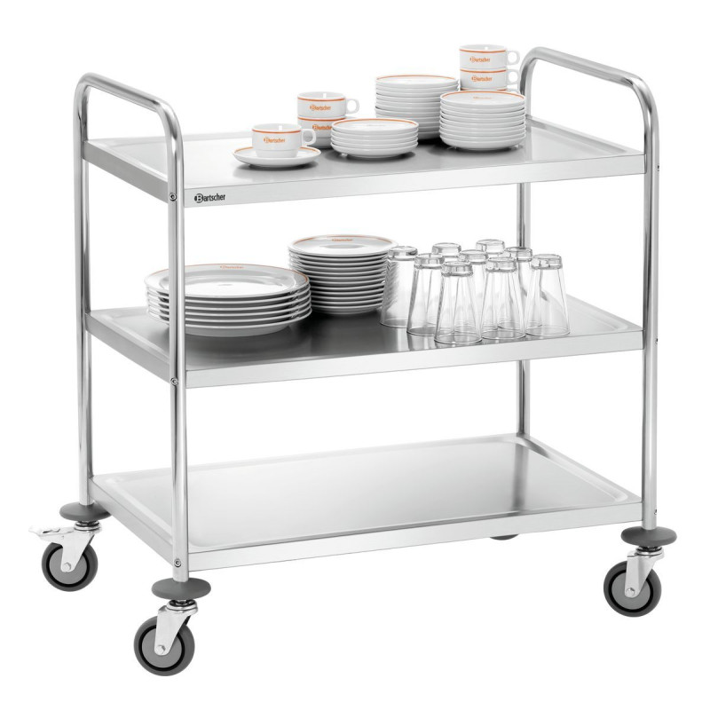 Chariot de service TS301 Bartscher - Transport efficace pour cuisines pro Chariot de service TS301 Bartscher - Transport efficace pour cuisines pro